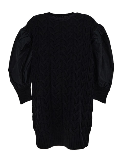 Shop Max Mara Vittor Wool Dress In Black
