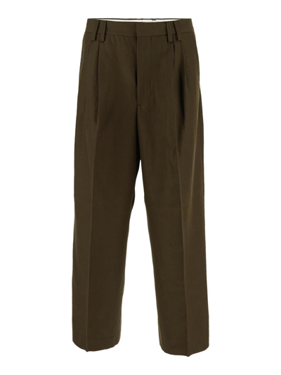 Shop Closed Hobart Wide Trousers In Green