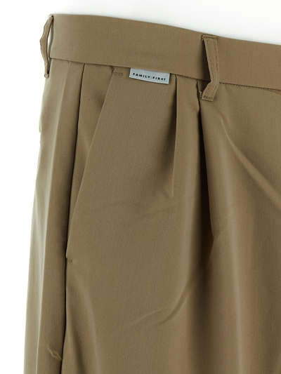 Shop Family First New Tube Basic Trousers In Beige