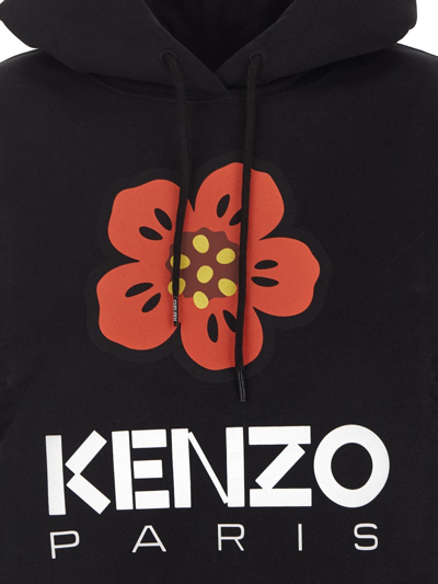 Shop Kenzo Cotton Sweatshirt In Black