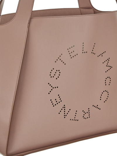 Shop Stella Mccartney Logo Tote Bag In Pink