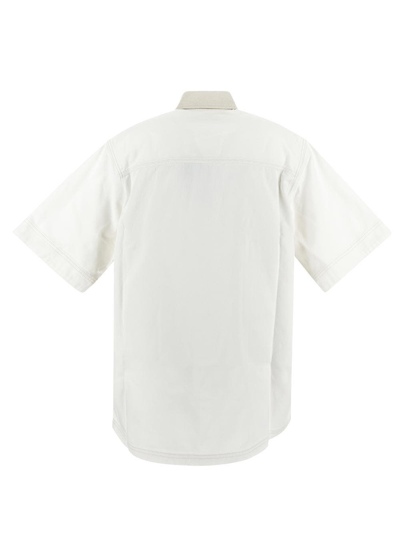 Shop Stella Mccartney Denim Jacket In White
