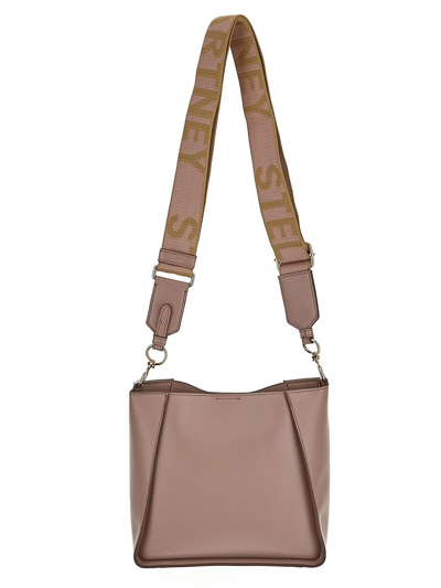 Shop Stella Mccartney Logo Shoulder Bag In Pink