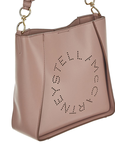 Shop Stella Mccartney Logo Shoulder Bag In Pink