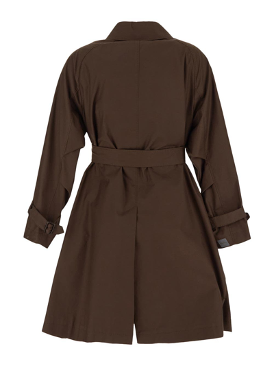Shop Max Mara The Cube Titrench Jacket In Brown