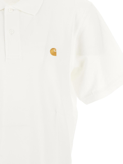 Shop Carhartt Cotton Polo In White