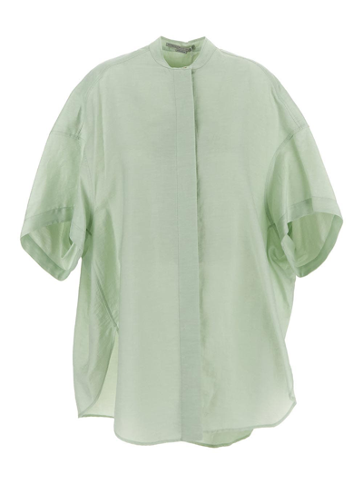 Shop Stella Mccartney Tunic Shirt In Green