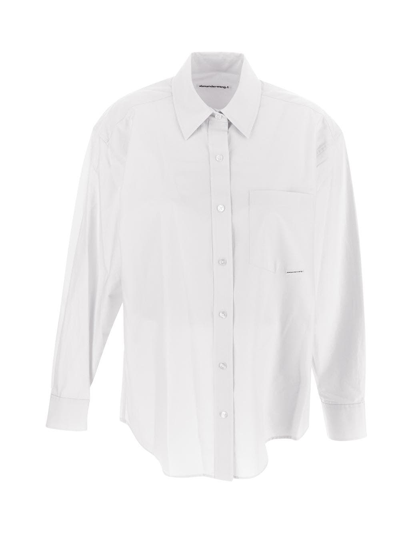 Shop Alexander Wang T Cotton Shirt In White