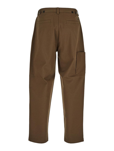 Shop Closed Dover Tapered Trousers In Brown