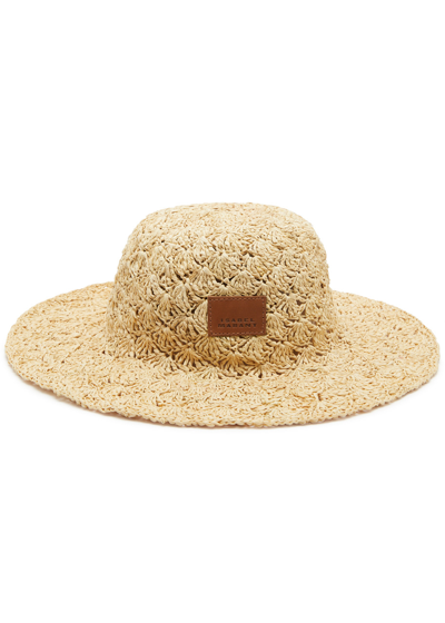 Shop Isabel Marant Tulum Raffia Sun Hat In Natural