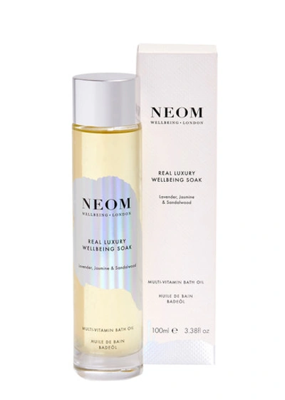 Shop Neom Real Luxury Wellbeing Soak Multi-vitamin Bath Oil 100ml