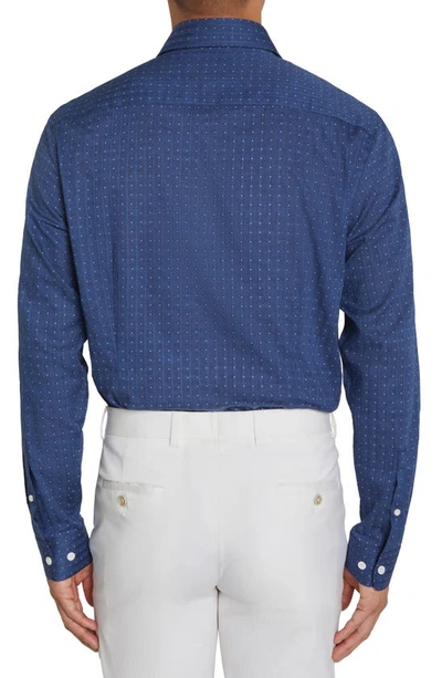 Jack Victor Surrey Dress Shirt In Navy