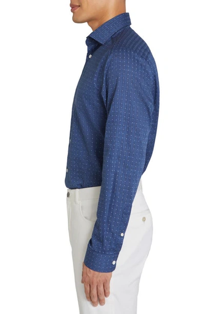 Jack Victor Surrey Dress Shirt In Navy