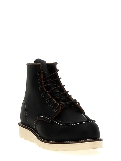 Shop Red Wing Shoes Classic Moc Boots, Ankle Boots Black