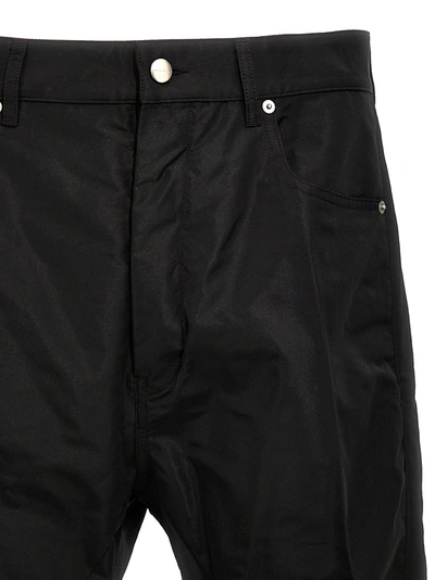 Shop Rick Owens Geth Jeans Pants Black
