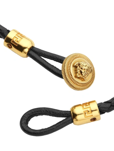 Shop Versace Leather Bracelet