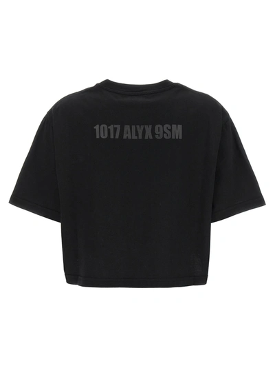 Shop 1017 Alyx 9 Sm Logo Print T-shirt White/black