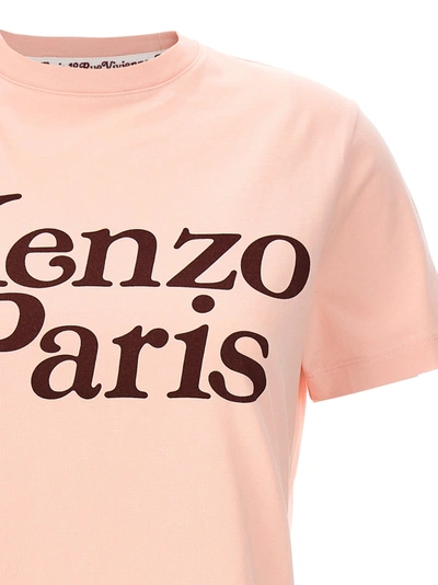 Shop Kenzo Logo T-shirt Pink