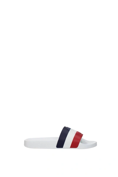 Shop Moncler Slippers And Clogs Rubber Multicolor