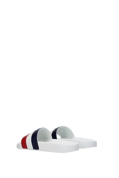 Shop Moncler Slippers And Clogs Rubber Multicolor