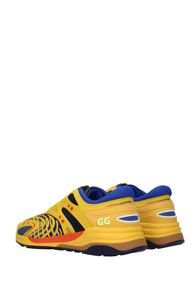 Shop Gucci Sneakers Ultrapace R Rubber Yellow Cobalt