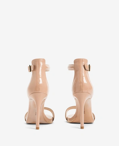 Kenneth Cole Brooke Ankle Strap Heeled Sandal In Buff