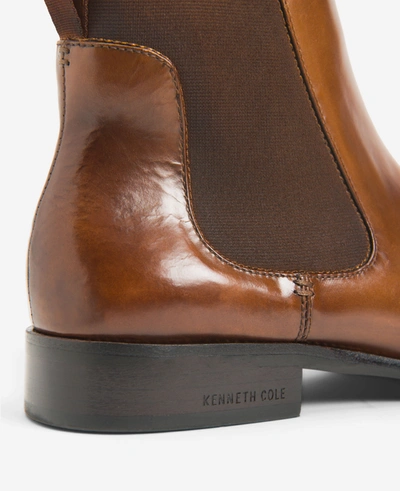 Kenneth Cole Tully Chelsea Boot In Cognac