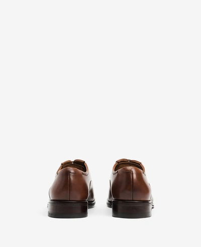 Kenneth Cole Tully Cap Toe Oxford Shoe In Cognac