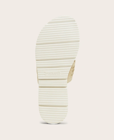 Gentle Souls Lavern Lite Thong Braided Sandal In Ice