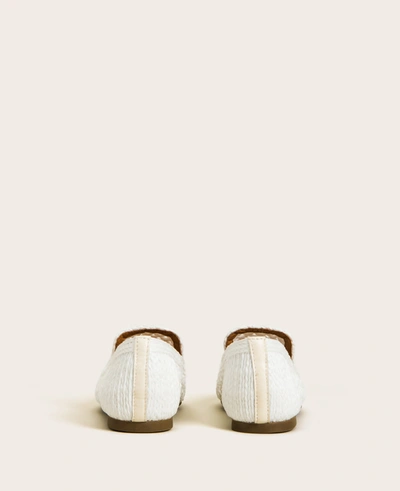 Shop Gentle Souls Eugene Leather Loafer Flat In White