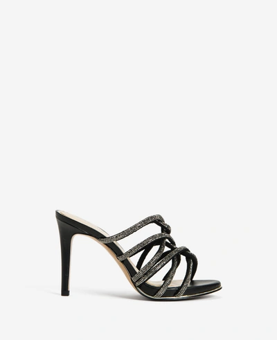 Shop Kenneth Cole Brooke 95 Twisted Jeweled Heel In Hematite