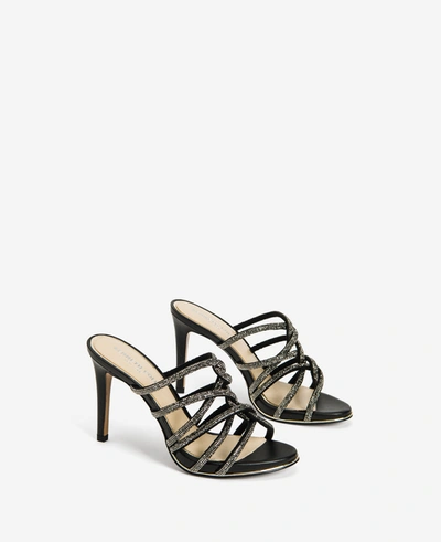 Shop Kenneth Cole Brooke 95 Twisted Jeweled Heel In Hematite