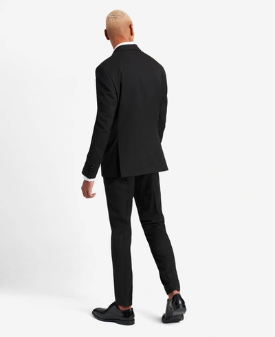 Kenneth Cole Ready Flex Slim Fit Tuxedo Suit In Black