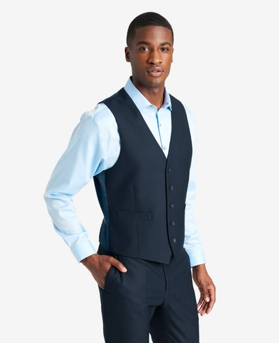 KENNETH COLE KENNETH COLE REACTION READY FLEX SLIM-FIT SUIT SEPARATE VEST 