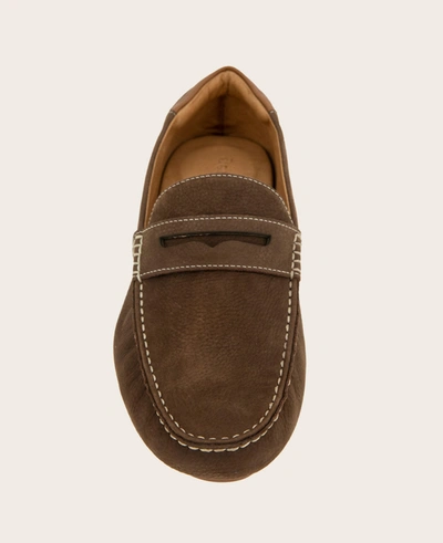 Gentle Souls Men's Nyle Penny Lightweight Driver Shoes In Brown