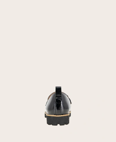 Gentle Souls Eugene Leather Lug Bit Loafer In Black