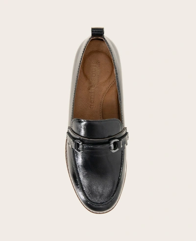 Gentle Souls Eugene Leather Lug Bit Loafer In Black