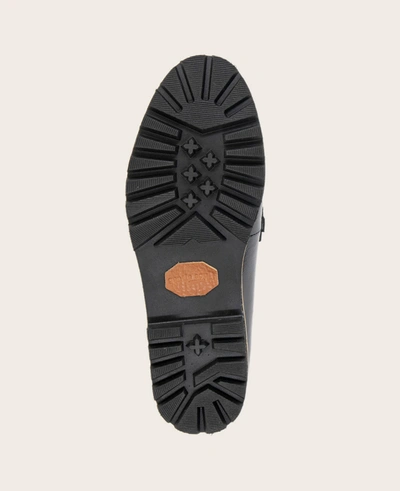 Gentle Souls Eugene Leather Lug Bit Loafer In Black