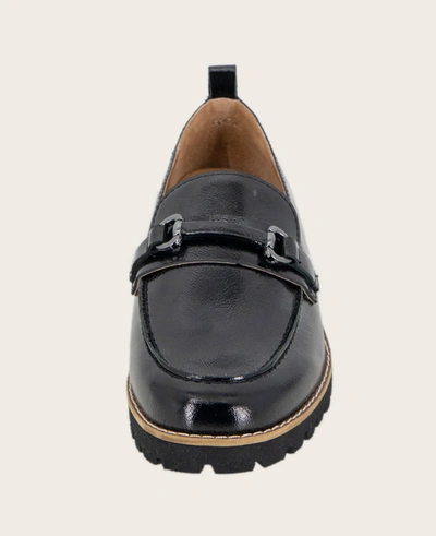 Shop Gentle Souls Eugene Leather Lug Bit Loafer In Black