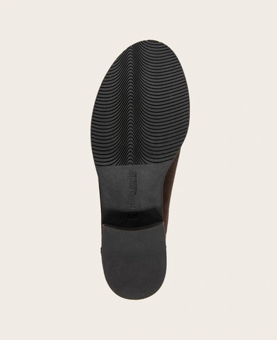 Gentle Souls Best Leather Elastic Bootie In Chocolate