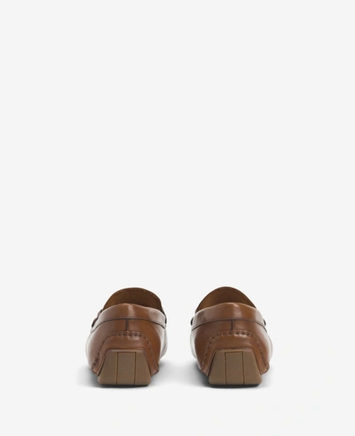 Kenneth Cole Theme Bit Detail Driver In Cognac