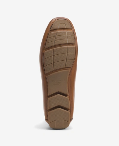 Kenneth Cole Theme Bit Detail Driver In Cognac