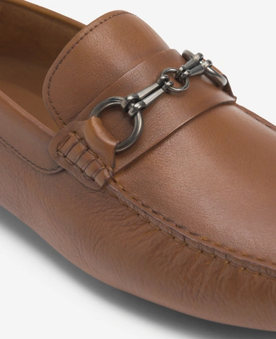Kenneth Cole Theme Bit Detail Driver In Cognac