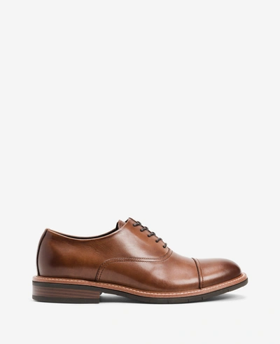 Shop Reaction Kenneth Cole Reaction - Klay Cap Toe Oxford Shoe With Flex In Cognac