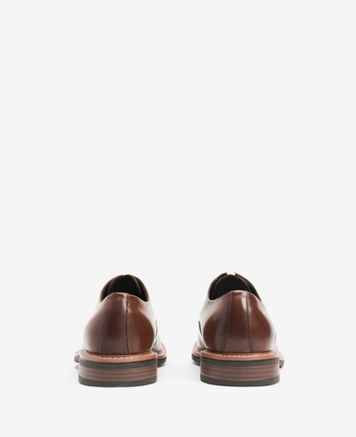 Reaction Kenneth Cole Klay Cap Toe Oxford Shoe With Flex In Cognac