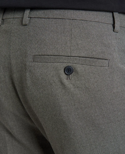 Kenneth Cole Slim-fit Tic Weave Dress Pant In Medium Grey