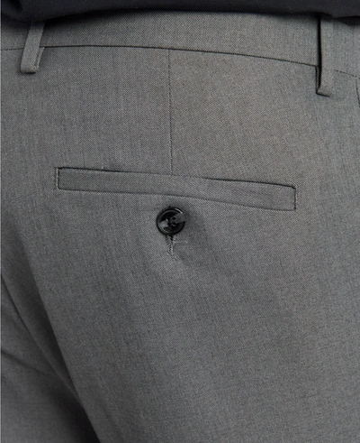 Shop Kenneth Cole Stretch Modern-fit Dress Pant In Dark Grey