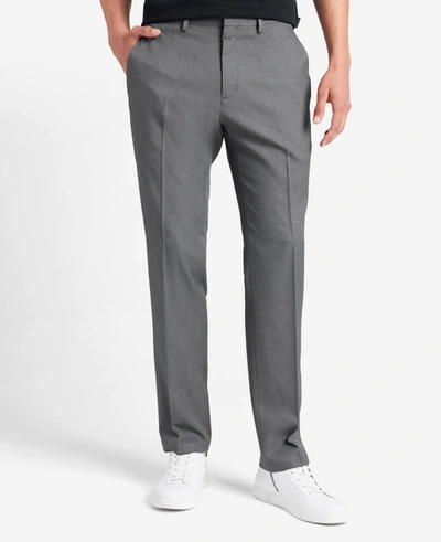 Shop Kenneth Cole Stretch Modern-fit Dress Pant In Dark Grey