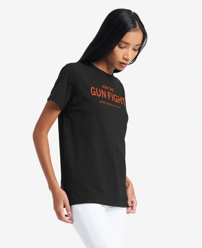 Shop Kenneth Cole Site Exclusive! Join The Gun Fight T-shirt In Black