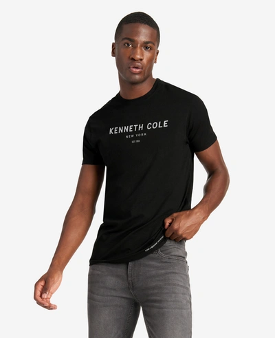 Shop Kenneth Cole Site Exclusive! 1983 Logo T-shirt In Black